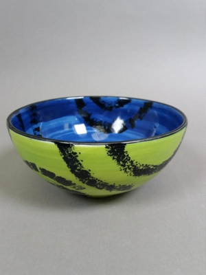 Bowl - Moana pattern; Studio Ceramics NZ Ltd; 1998; 2017.1.49