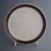 Bread and butter plate - banded; Crown Lynn Potteries Limited; 1971-1985; 2008.1.1593