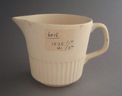 Cream jug - bisque; Crown Lynn Potteries Limited; 1969-1989; 2008.1.2346