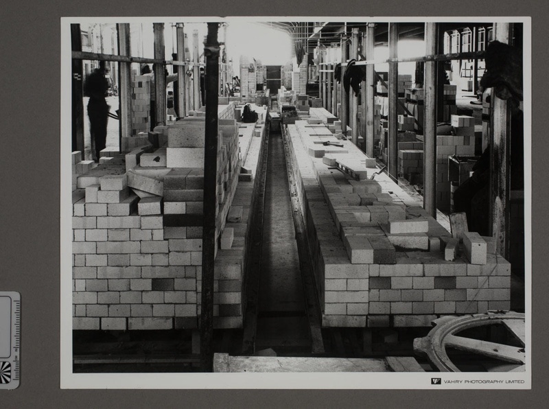 Photograph - Mino Kiln - View Over Bricks "Crown Lynn Furnaces 18/5/70"; Vahry Photography Limited; 13 May 1970; 2008.1.3161