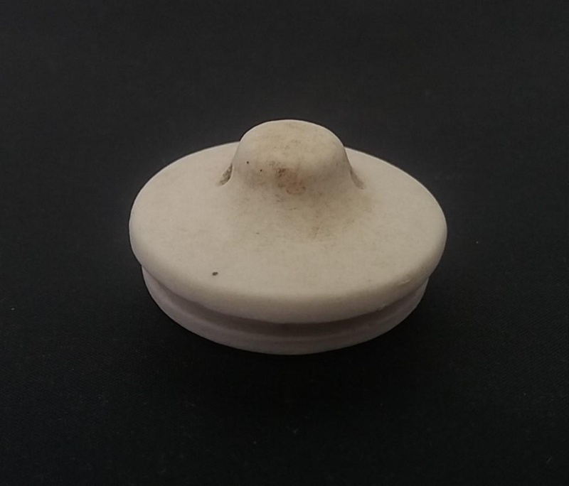 Ceramic plug; Crown Lynn Technical Ceramics Limited; 1940-1980; 2015.33.8