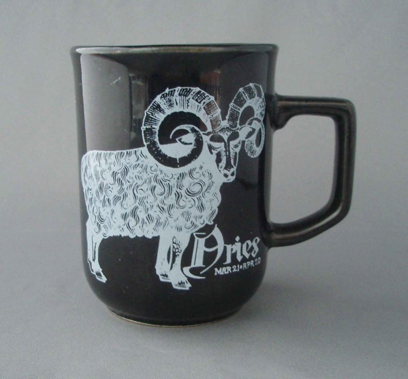 Mug - Aries; Titian Potteries (1965) Limited; 1980-1989; 2008.1.455