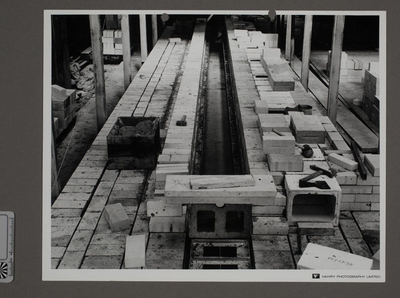 Photograph - Mino Kiln - View Over Bricks "Crown Lynn 13/5/70"; Vahry Photography Limited; 13 May 1970; 2008.1.3163