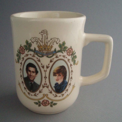 Mug - Charles & Diana; Titian Potteries (1965) Limited; 1980-1981; 2008.1.1035