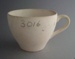 Cup - bisque; Crown Lynn Potteries Limited; 1980-1989; 2008.1.1213