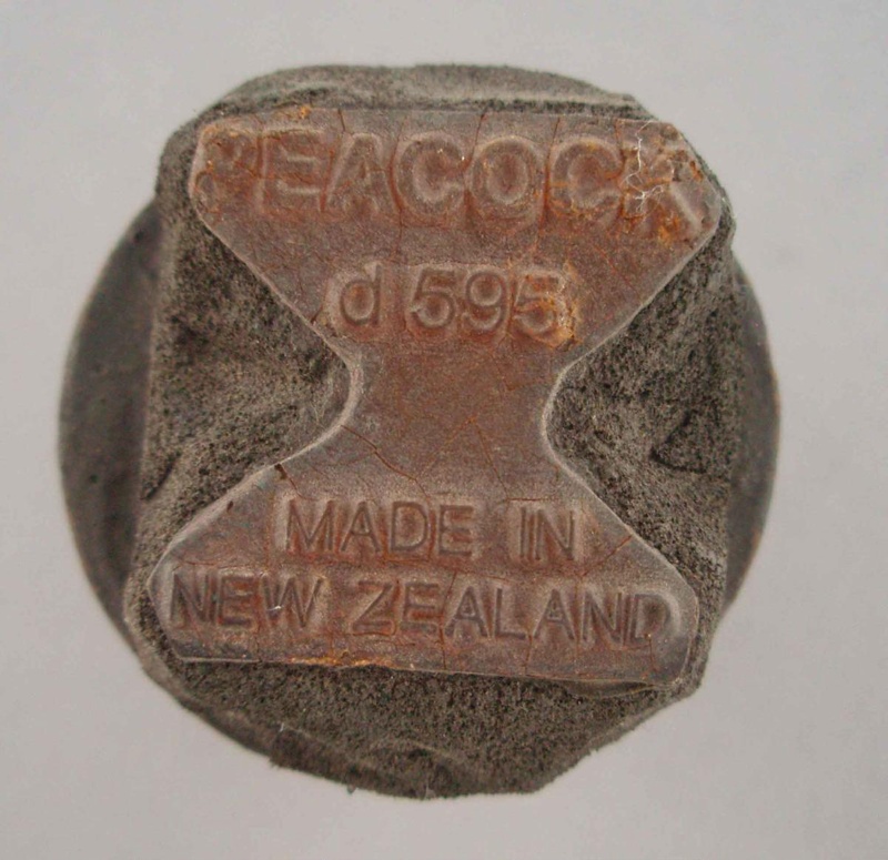 Backstamp - Peacock; Crown Lynn Potteries Limited; 1975-1985; 2008.1.1703