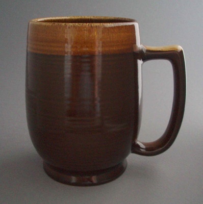 Beer mug - banded; Luke Adams Pottery Limited; 1969-1975; 2008.1.1283
