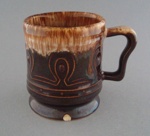 Mug - banded; Luke Adams Pottery Limited; 1973-1975; 2008.1.1422