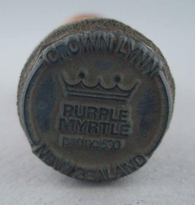 Backstamp - Purple Myrtle; Crown Lynn Potteries Limited; 1965-1975; 2008.1.2107