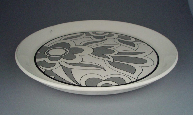 Dinner Plate Bora Bora Pattern Crown Lynn Potteries Limited 1971
