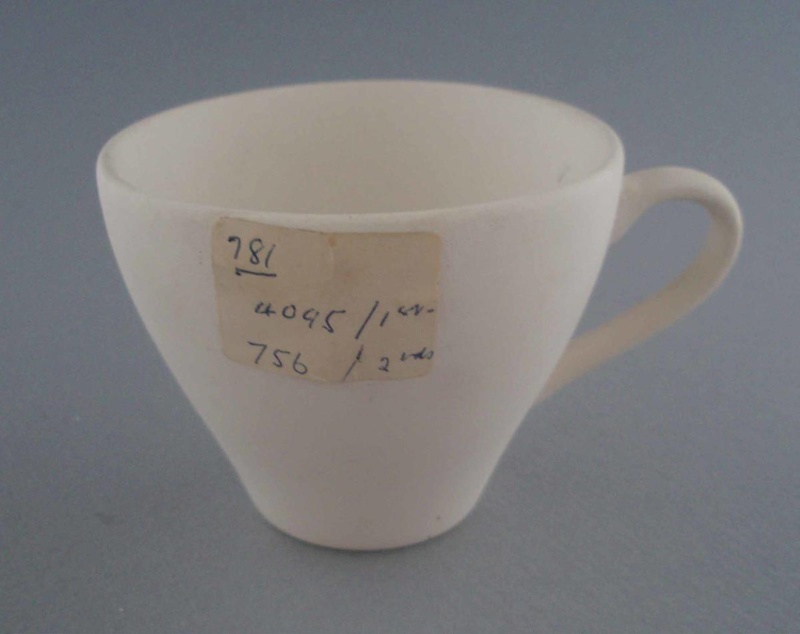 Cup - bisque; Crown Lynn Potteries Limited; 1960-1989; 2009.1.330