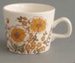 Cup - Hampton pattern; Crown Lynn Potteries Limited; 1978-1984; 2008.1.12