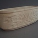Leaf spray trough - bisque; Crown Lynn Potteries Limited; 1965-1979; 2009.1.109
