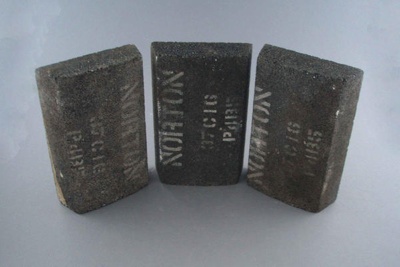 Three ball mill lining bricks; Grindwell Norton Limited; 1960-1989; 2009.1.1417.1-3