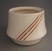 Sugar bowl and lid; Crown Lynn Potteries Limited; 1982-1989; 2008.1.2389.1-2