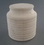 Plaster model - spice jar; Luke Adams Pottery Limited; 1973-1989; 2009.1.537