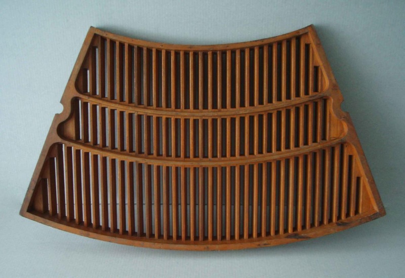 Wooden patterns x4; Unknown; 1940-1970; 2010.1.60.1-4 Wooden patterns x4; Unknown; 1940-1970; 2010.1.60.1-4