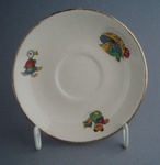 Child's saucer - nursery theme; Crown Lynn Potteries Limited; 1955-1970; 2008.1.1034