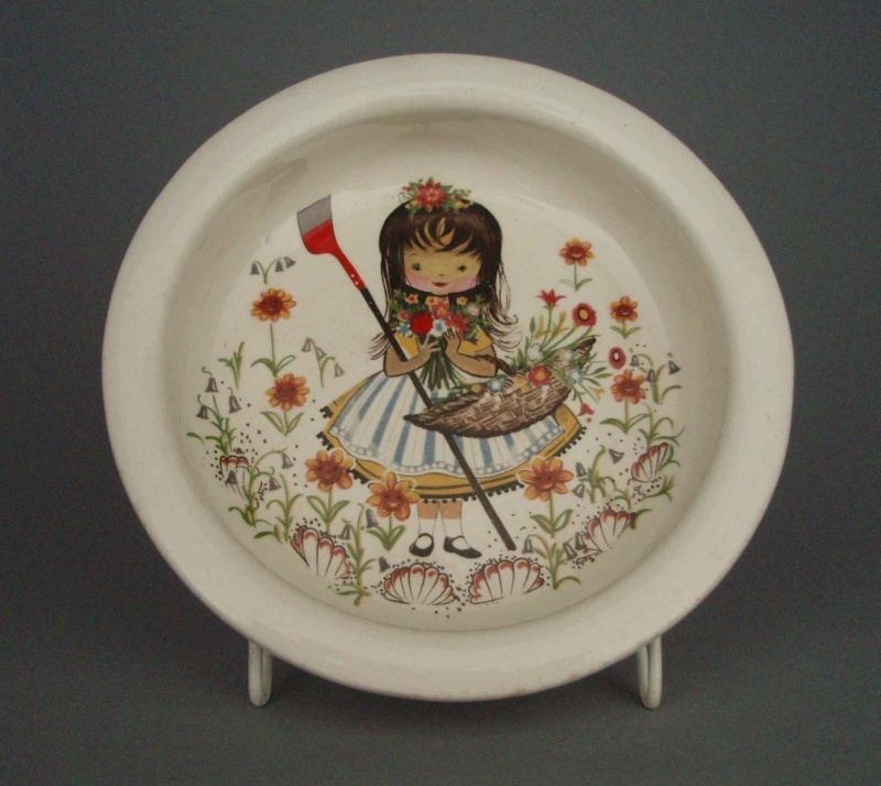 Child's bowl - nursery theme; Crown Lynn Potteries Limited; 1975-1989; 2008.1.1314