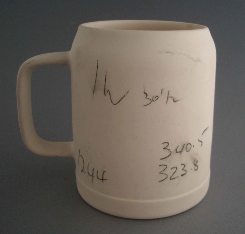 Beer stein - bisque; Crown Lynn Potteries Limited; 1977-1989; 2009.1.292