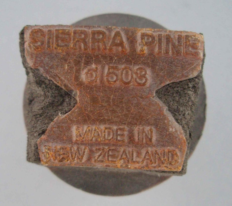Backstamp - Sierra Pine; Crown Lynn Potteries Limited; 1975-1985; 2008.1.1697