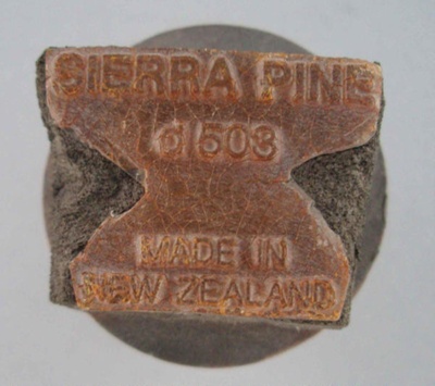 Backstamp - Sierra Pine; Crown Lynn Potteries Limited; 1975-1985; 2008.1.1697