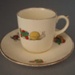 Child's saucer - nursery theme; Crown Lynn Potteries Limited; 1955-1970; 2008.1.1034