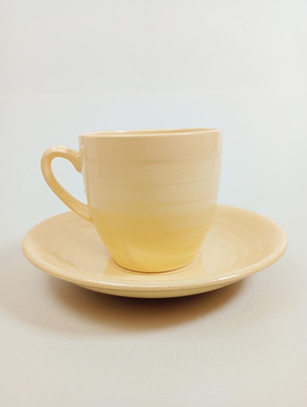 Cup and Saucer - Paris; Crown Lynn Potteries Limited; 1940s; 2016.48.60