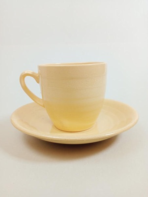 Cup and Saucer - Paris; Crown Lynn Potteries Limited; 1940s; 2016.48.60