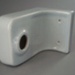 Towel rail end; Crown Lynn Technical Ceramics Limited; 1977-1989; 2008.1.1340