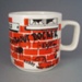 Mug - graffiti; Crown Lynn Potteries Limited; 1974-1989; 2008.1.1392