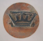 Backstamp - coronet symbol; Crown Lynn Potteries Limited; 1970-1985; 2008.1.1686