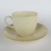 Saucer - Paris pattern; Crown Lynn Potteries Limited; 1943-1950; 2016.48.62