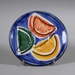 Saucer - Citrus; Studio Ceramics NZ Ltd; 2017.1.182