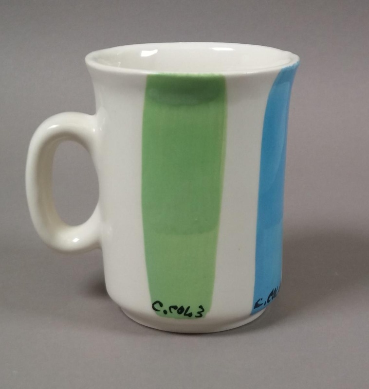 Mug - trial; Studio Ceramics NZ Ltd; 1991-2017; 2017.1.4