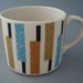 Coffee cup - Bermuda pattern; Crown Lynn Potteries Limited; 1964-1968; 2008.1.1852