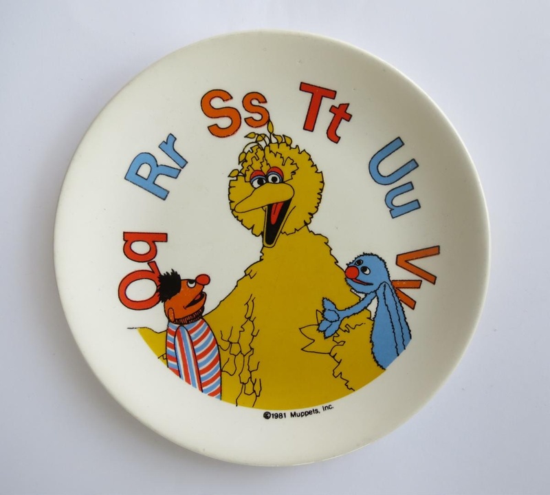 Side Plate - Sesame Street; Crown Lynn Potteries Limited; 1980; 2016.48.37