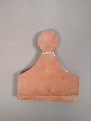 Ridge tile end; 2016.44.249