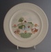 Dinner plate - country scene; Crown Lynn Potteries Limited; 1982-1989; 2008.1.1542