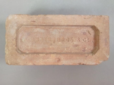 Brick; Carder Brothers and Company; 1878-1888; 2016.44.45