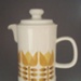 Coffee pot and lid - floral; Titian Potteries (1965) Limited; 1971-1980; 2008.1.850.1-2