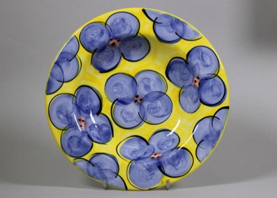 Bowl - Floral; Studio Ceramics NZ Ltd; 2017.1.201