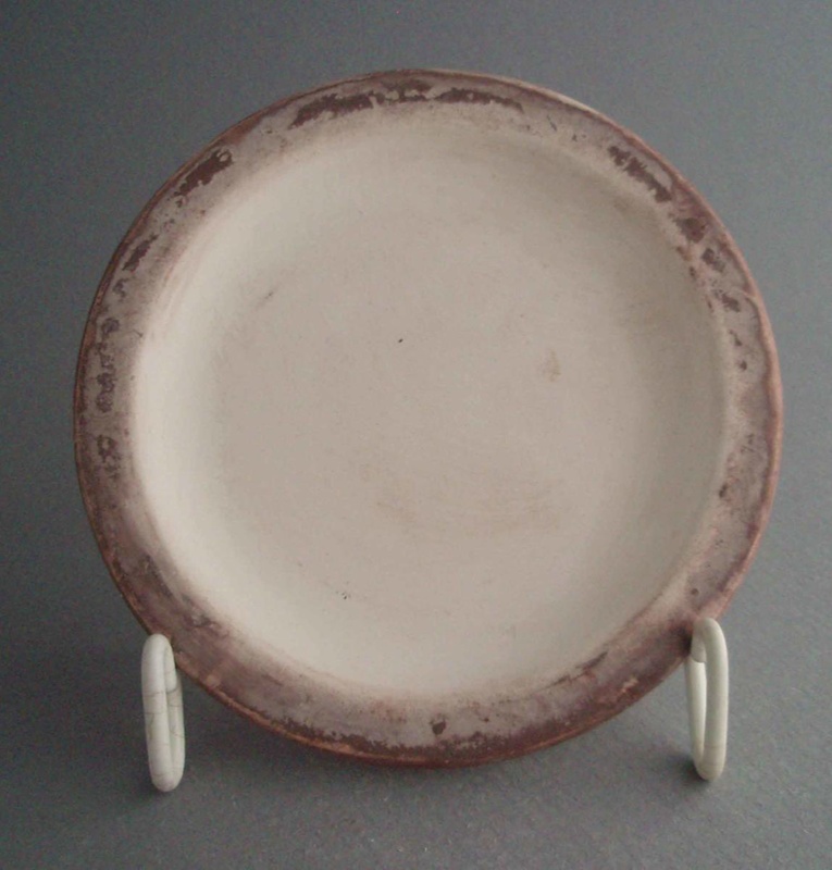 Butter pat - bisque; Crown Lynn Potteries Limited; 1980-1989; 2008.1.1223 Butter pat - bisque; Crown Lynn Potteries Limited; 1980-1989; 2008.1.1223