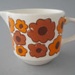 Cream jug - Carnaby pattern; Crown Lynn Potteries Limited; 1967-1975; 2009.1.737