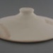 Vegetable bowl and lid - bisque; Crown Lynn Potteries Limited; 1978-1989; 2009.1.773.1-2