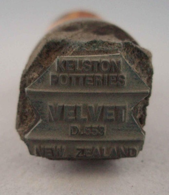 Backstamp - Velvet; Crown Lynn Potteries Limited; 1965-1985; 2008.1.2172