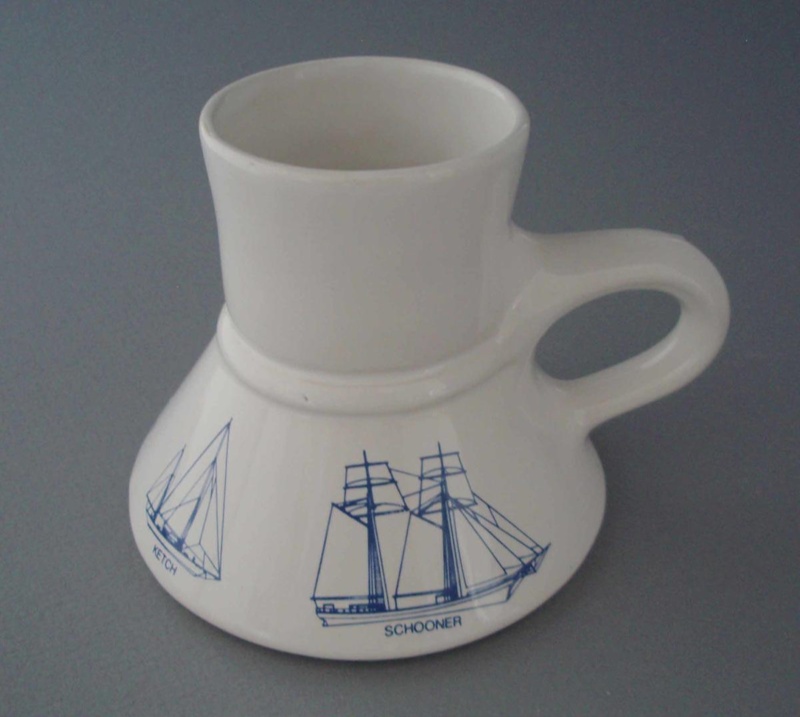 Mug - sailing vessels; Titian Potteries (1965) Limited; 1978-1989; 2009.1.601