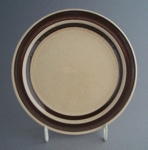 Bread and butter plate - Colonial pattern; Crown Lynn Potteries Limited; 1977-1986; 2008.1.1586