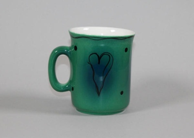 Mug - Fez; Studio Ceramics NZ Ltd; Circa 1999; 2017.1.176
