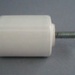 Cupboard or drawer handle - Charm pattern; Crown Lynn Technical Ceramics Limited; 1976-1989; 2008.1.2378.1-2
